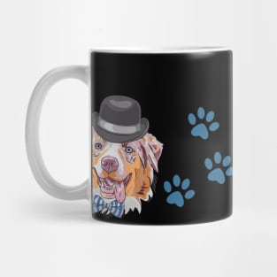 Australian shepherd dog cute pattern Mug